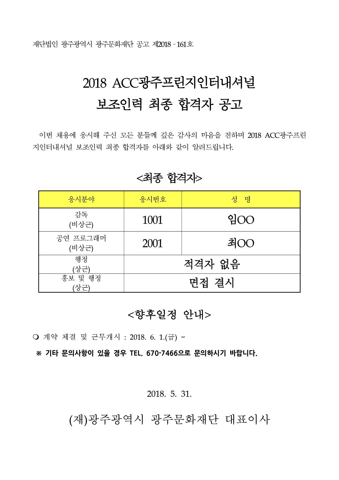 2018 ACC광주프린지인터내셔널 보조인력 최종 합격자 공고문_1.jpg